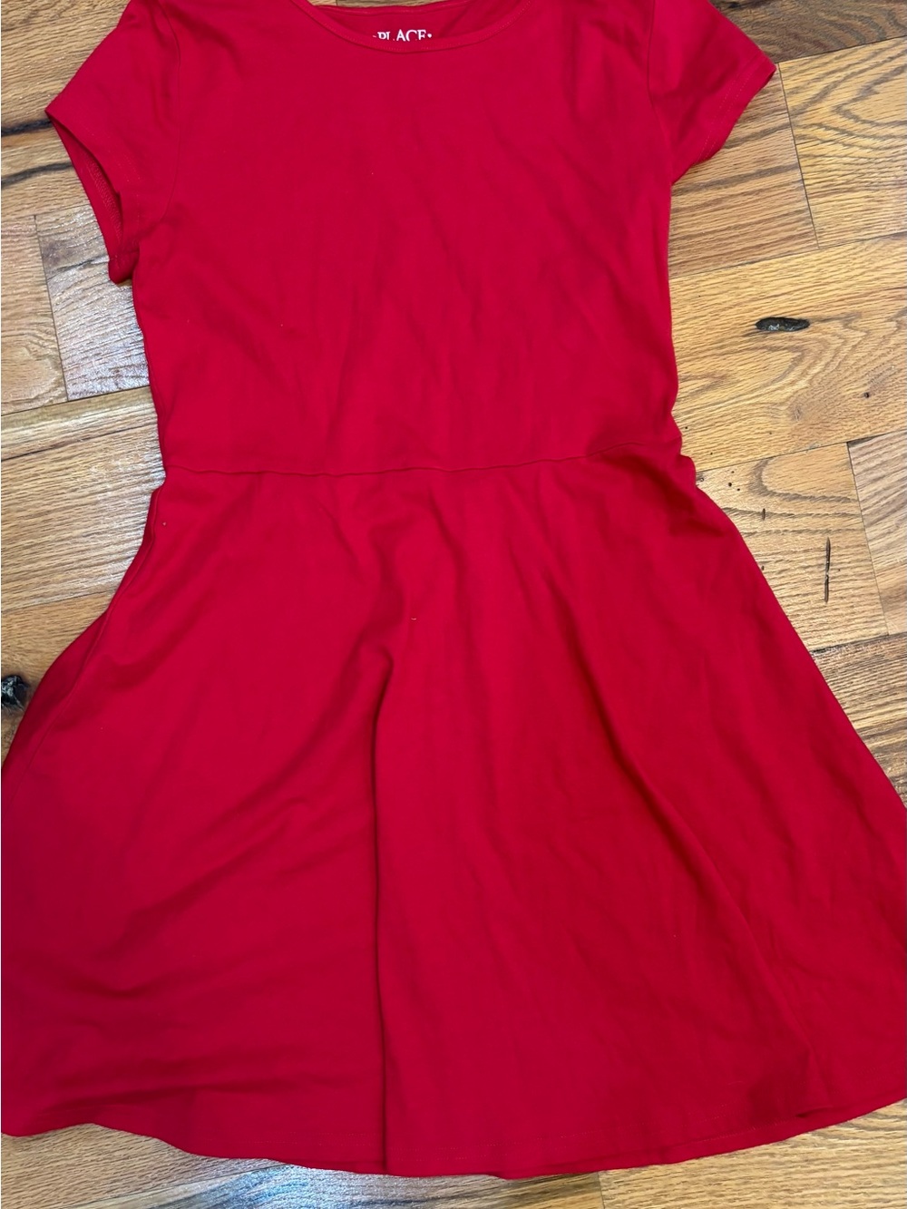 The Children's Place Red Short-Sleeve Skater Dress